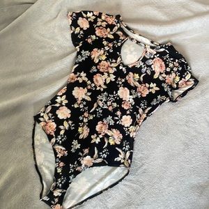 Bluenotes Floral Bodysuit
